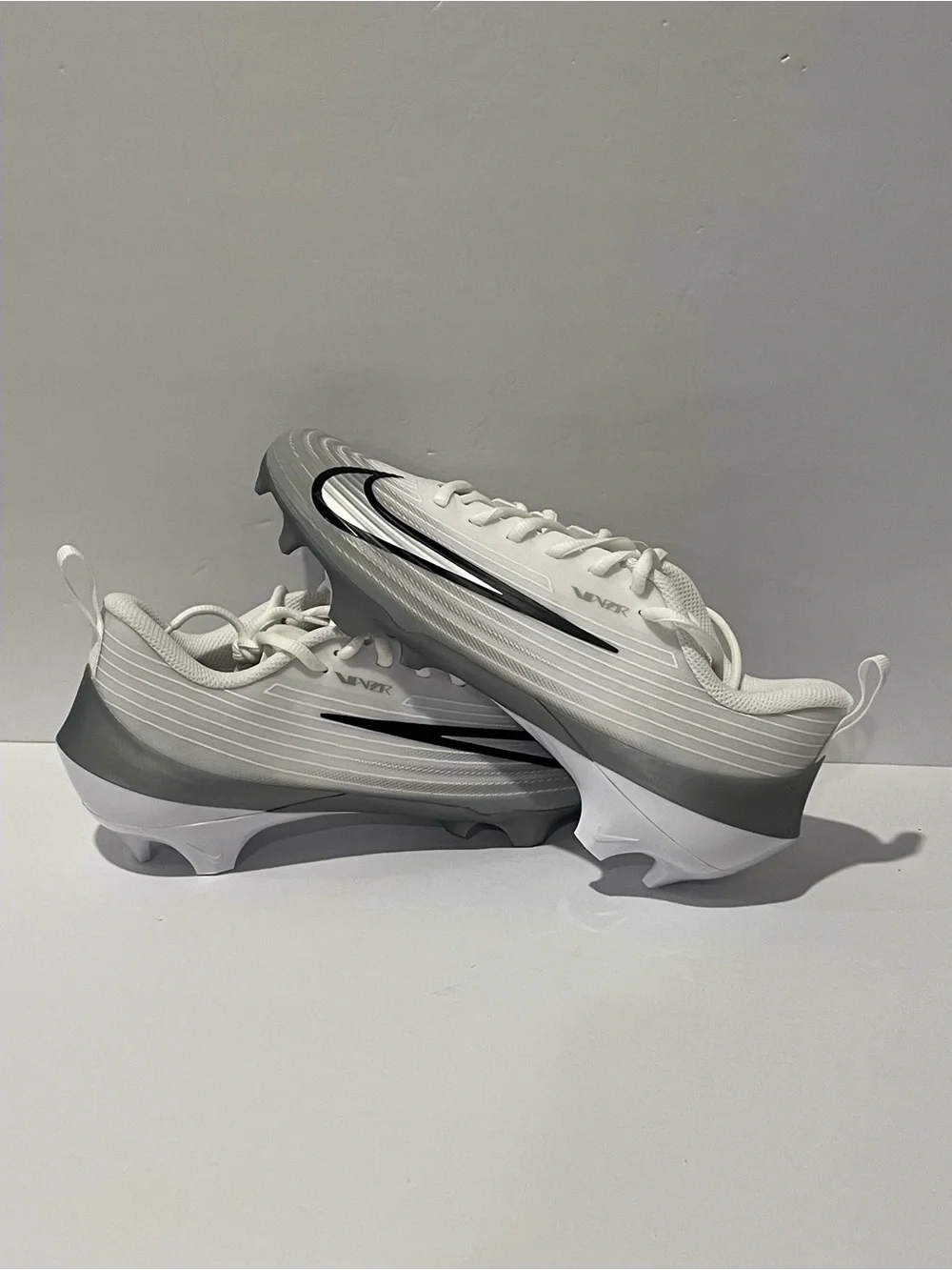 Nike Vapor Speed 3 Football Cleats 'White/Silver' (FB3303-100) Sz: 7.5
